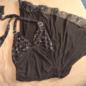 Y2K Halter Sequin Dress